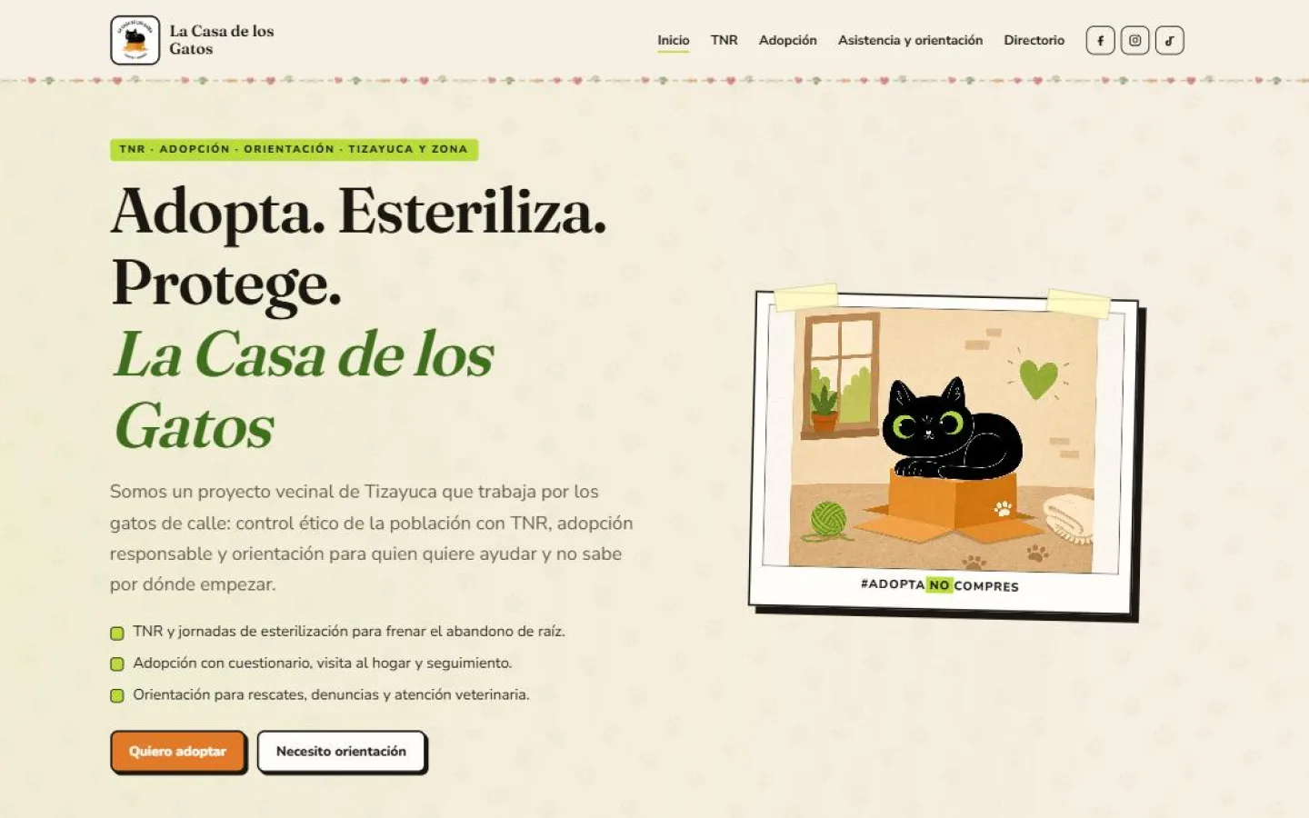 La Casa de los Gatos · vista principal